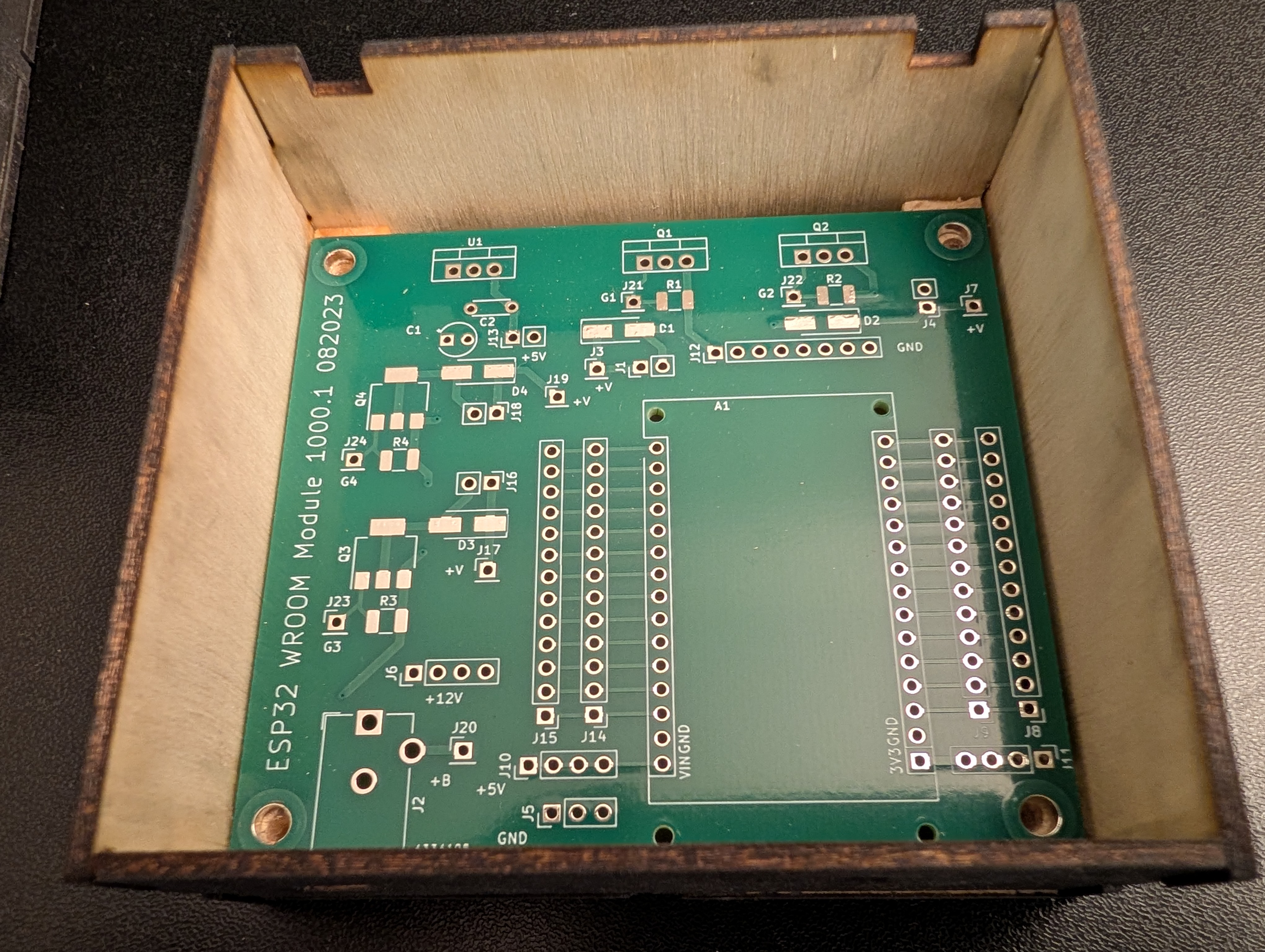 Large Laser Cut with ESP32 Blank Dev Bd