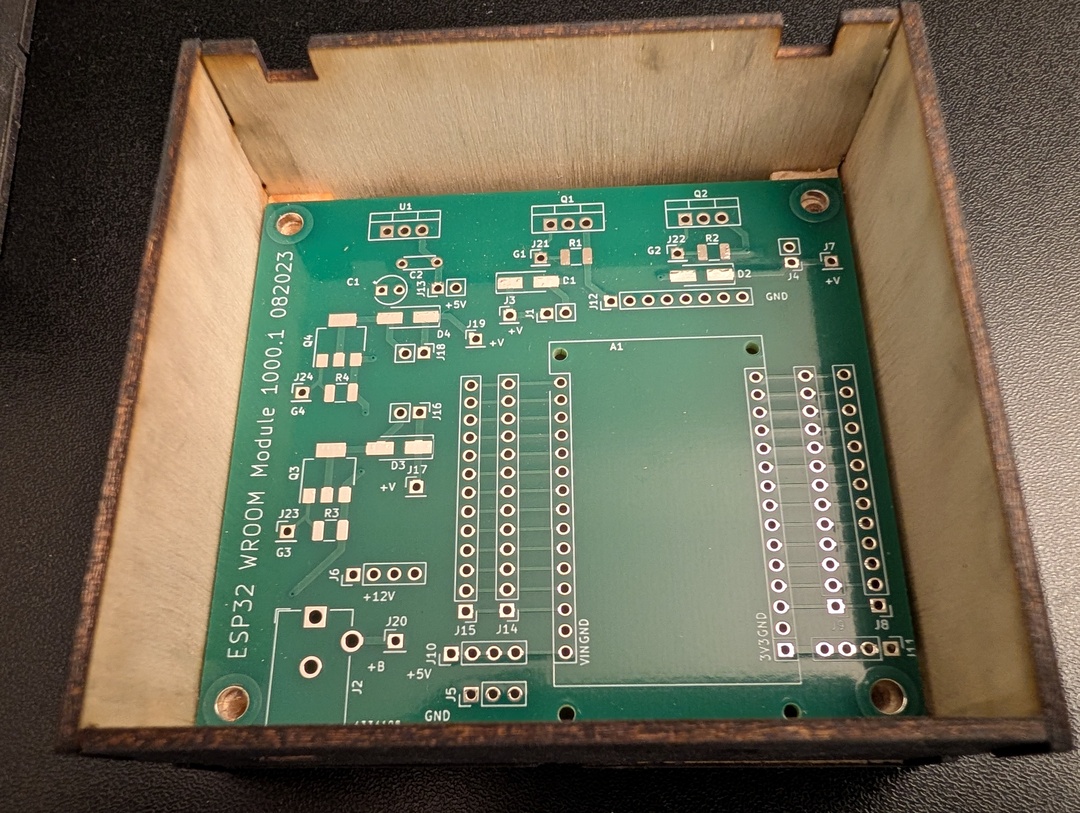 Large Laser Cut with ESP32 Blank Dev Bd